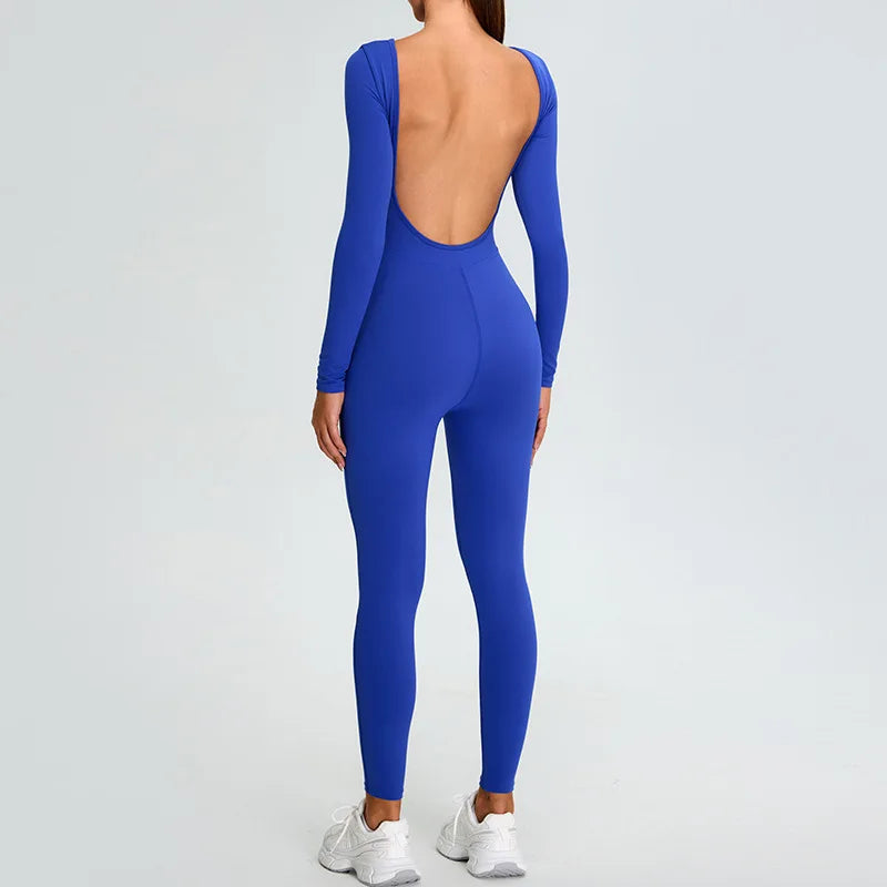 Backless Yoga Jumpsuit - Shapers Corp