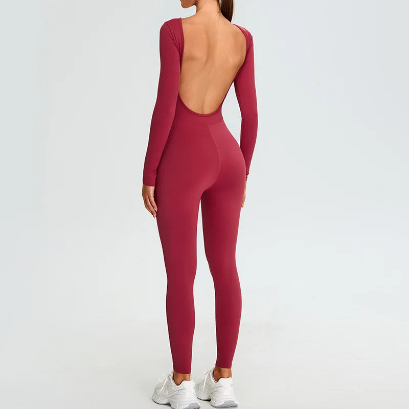 Backless Yoga Jumpsuit - Shapers Corp