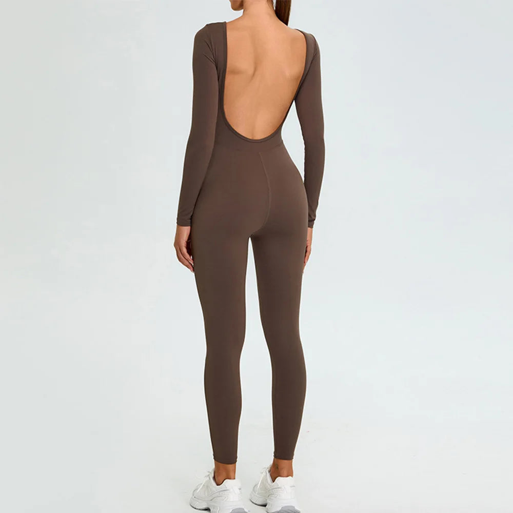 Backless Yoga Jumpsuit - Shapers Corp