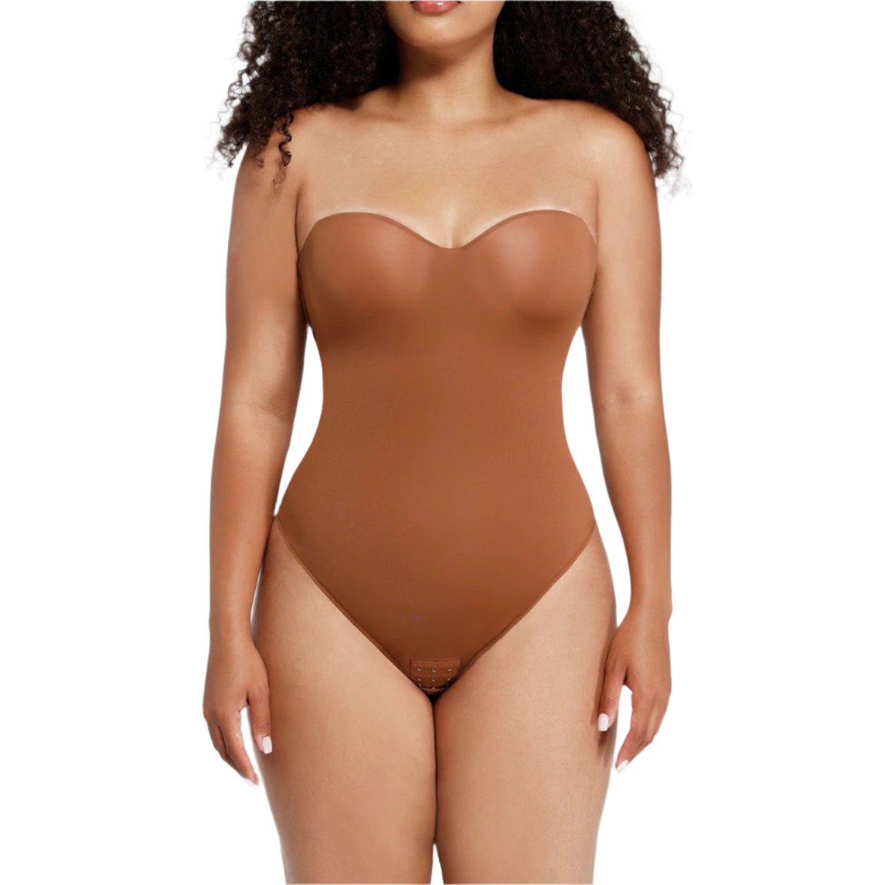 Brown Strapless Bodysuit
