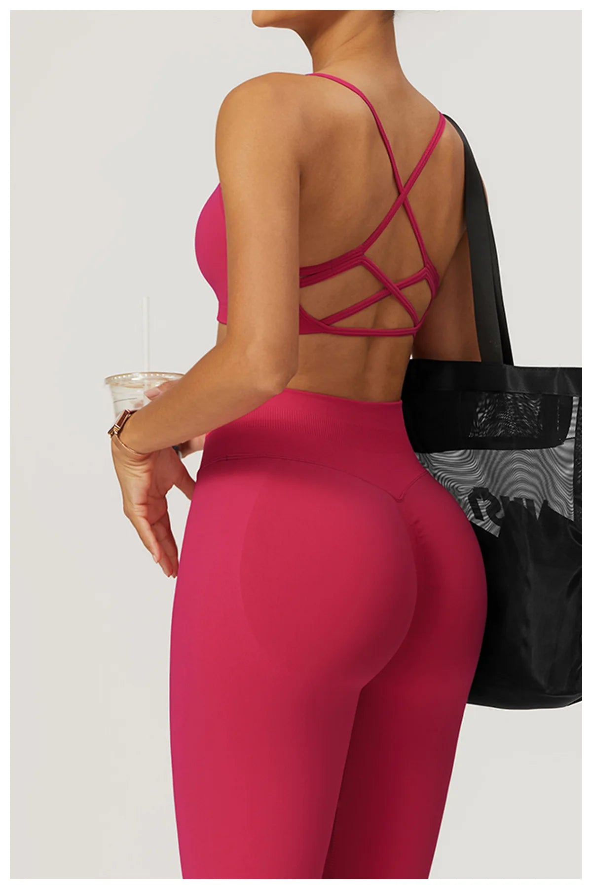 Cross Strap Yoga Bra - Shapers Corp