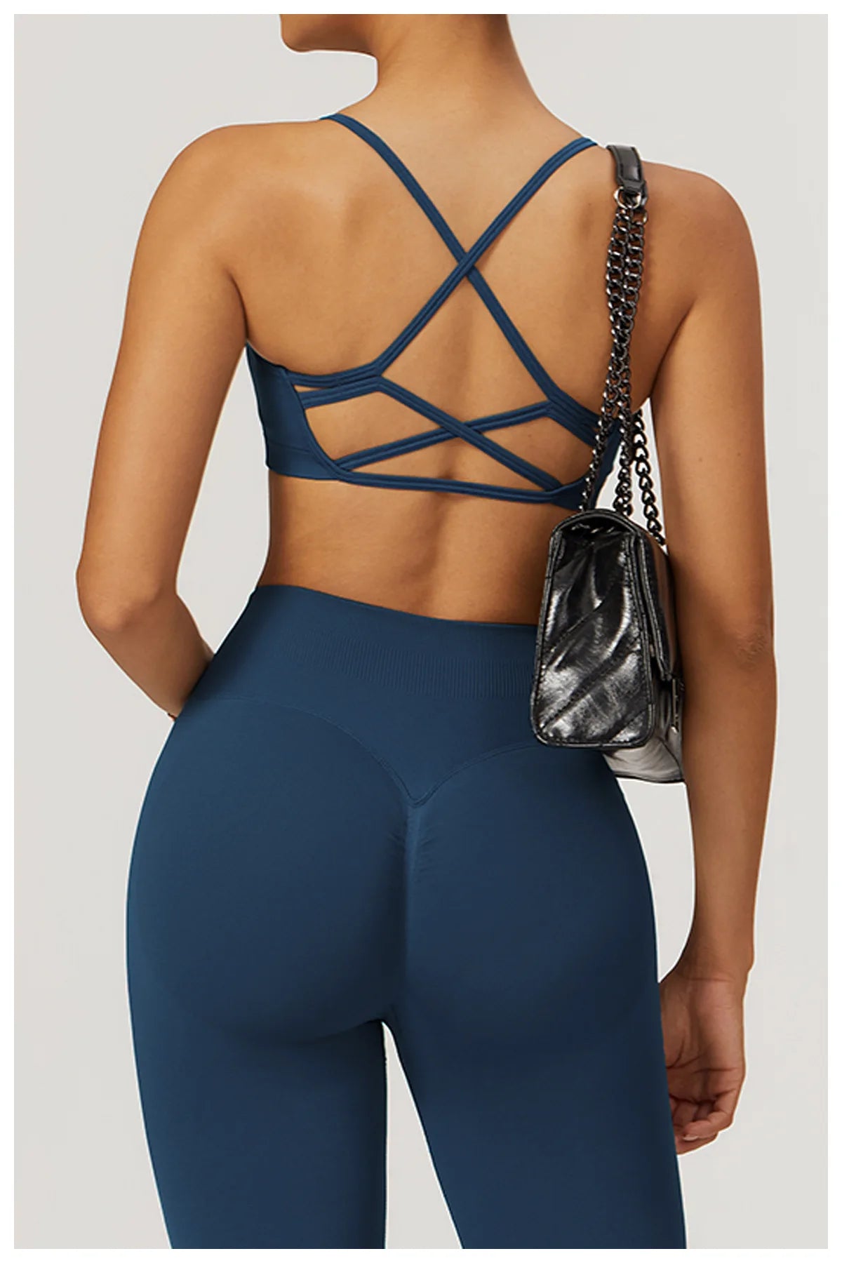 Cross Strap Yoga Bra - Shapers Corp