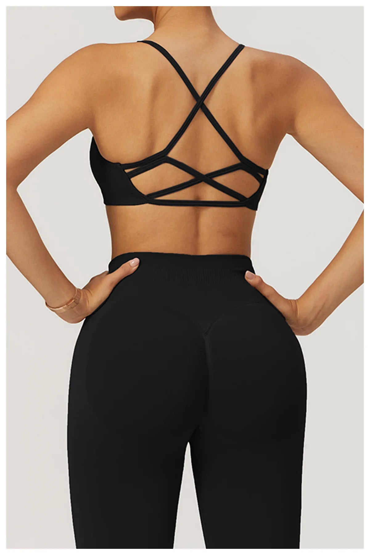 Cross Strap Yoga Bra - Shapers Corp