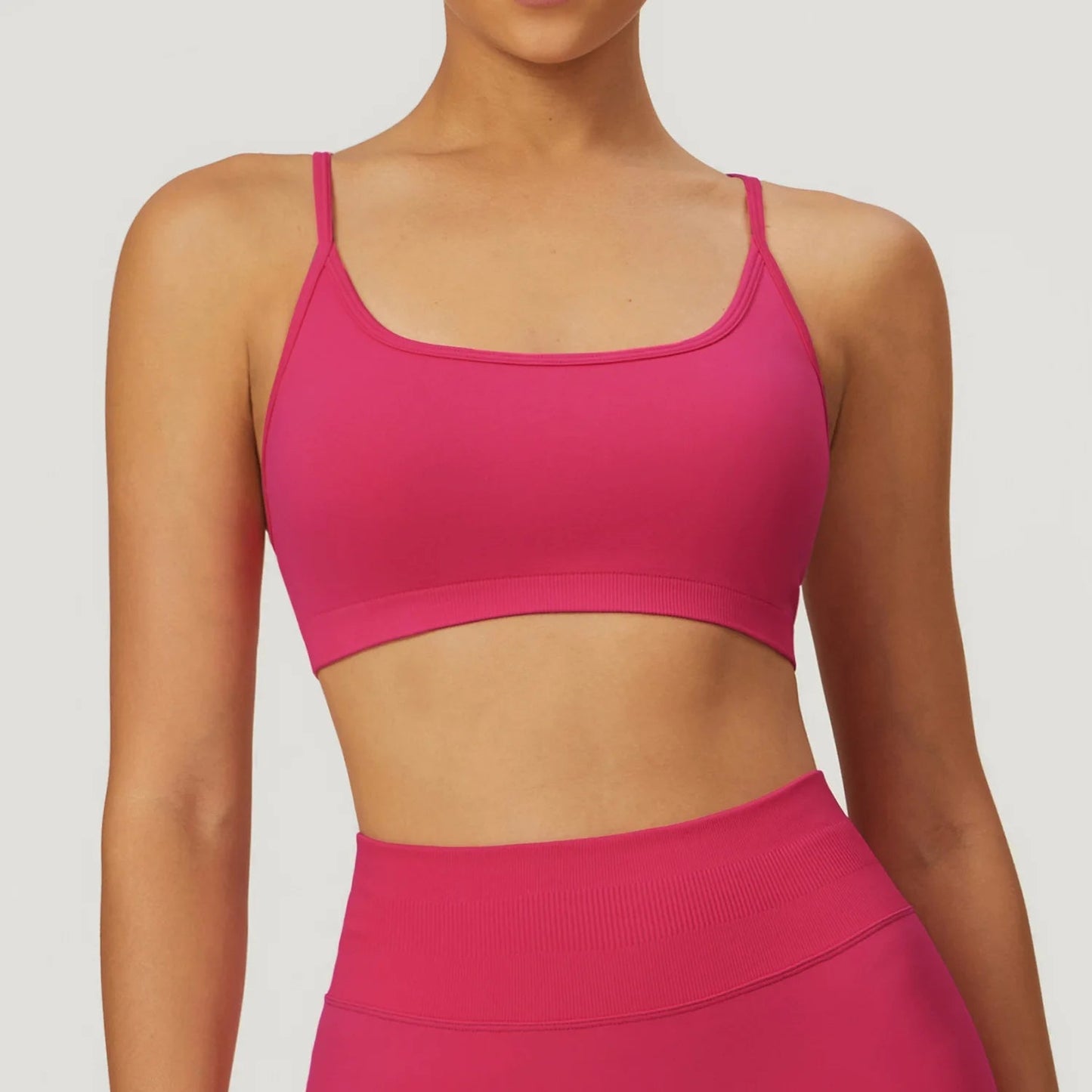 Cross Strap Yoga Bra - Shapers Corp