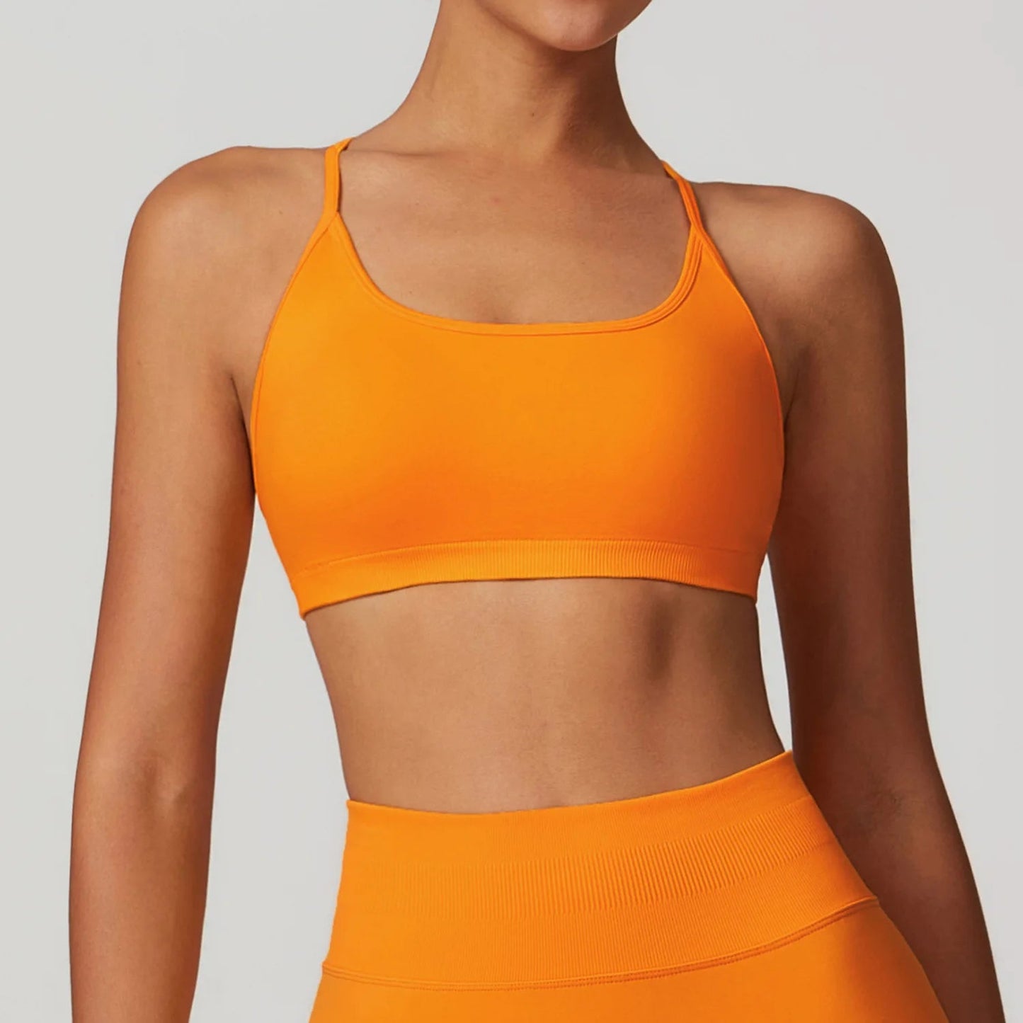 Cross Strap Yoga Bra - Shapers Corp