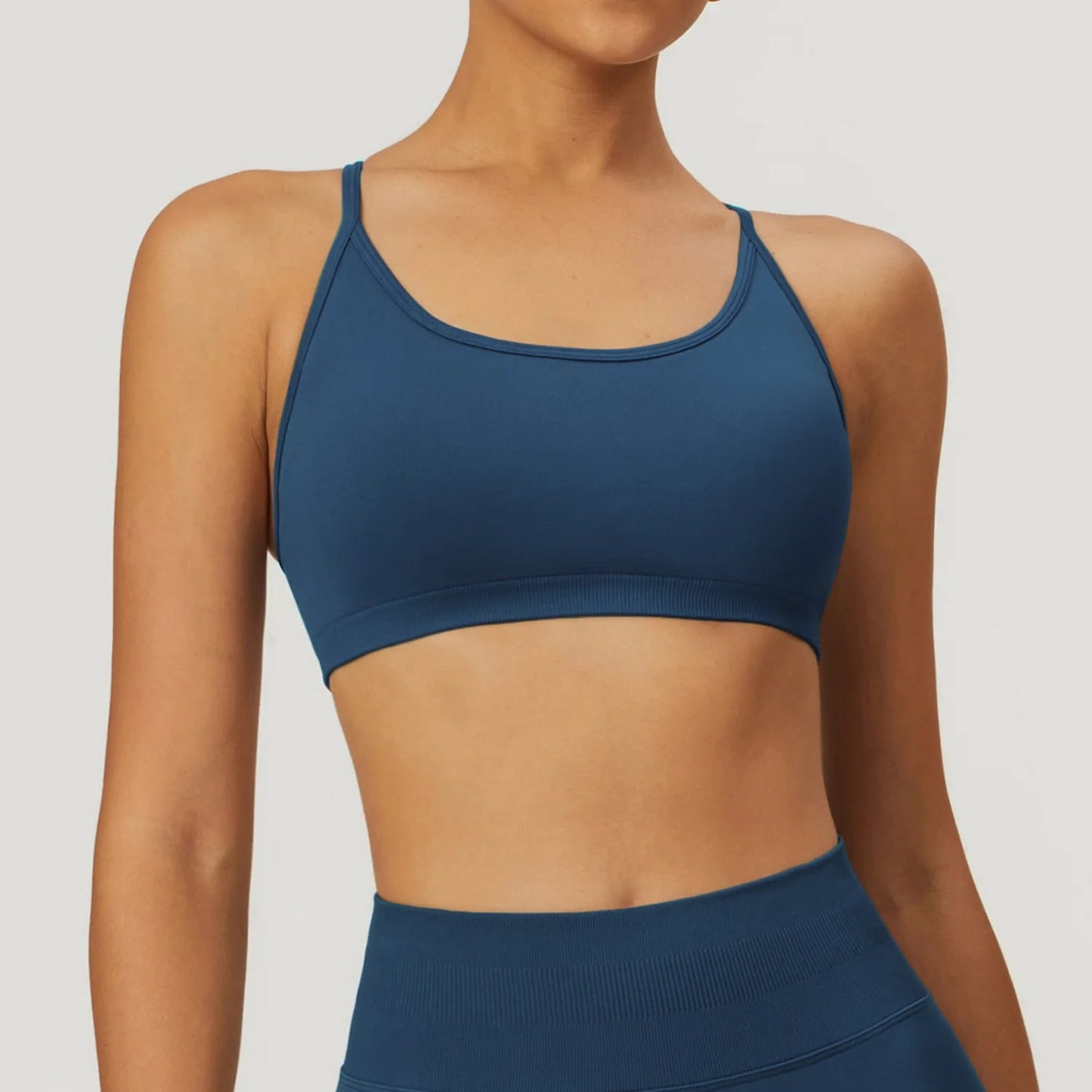 Cross Strap Yoga Bra - Shapers Corp