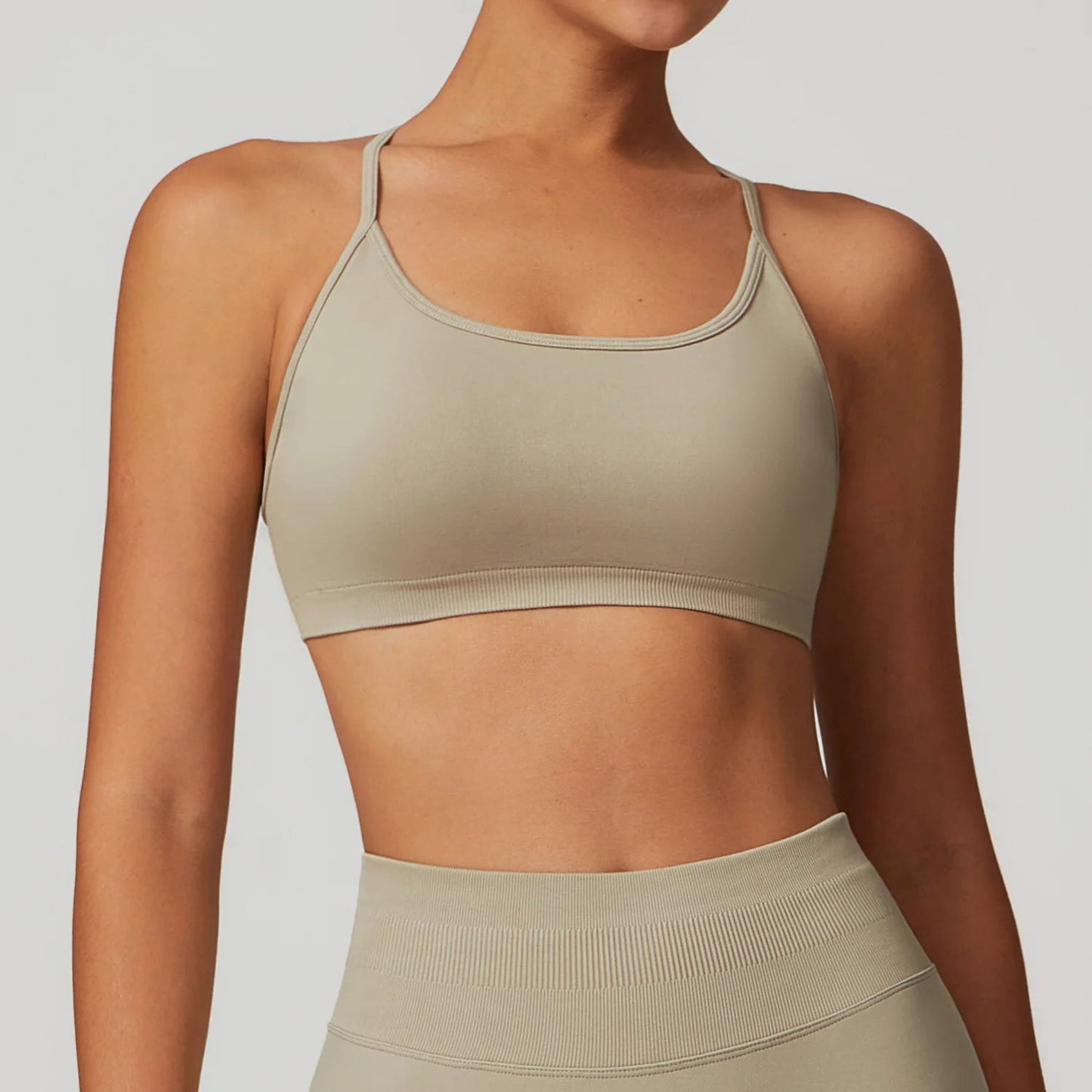 Cross Strap Yoga Bra - Shapers Corp