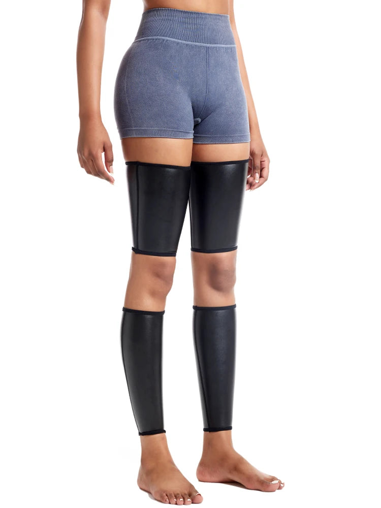 Faux Leather Leg Slimmer
