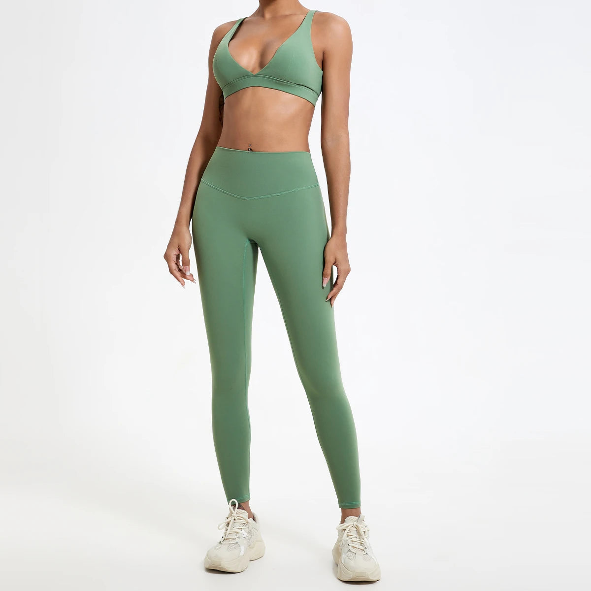 Green Yoga Pants - Shapers Corp