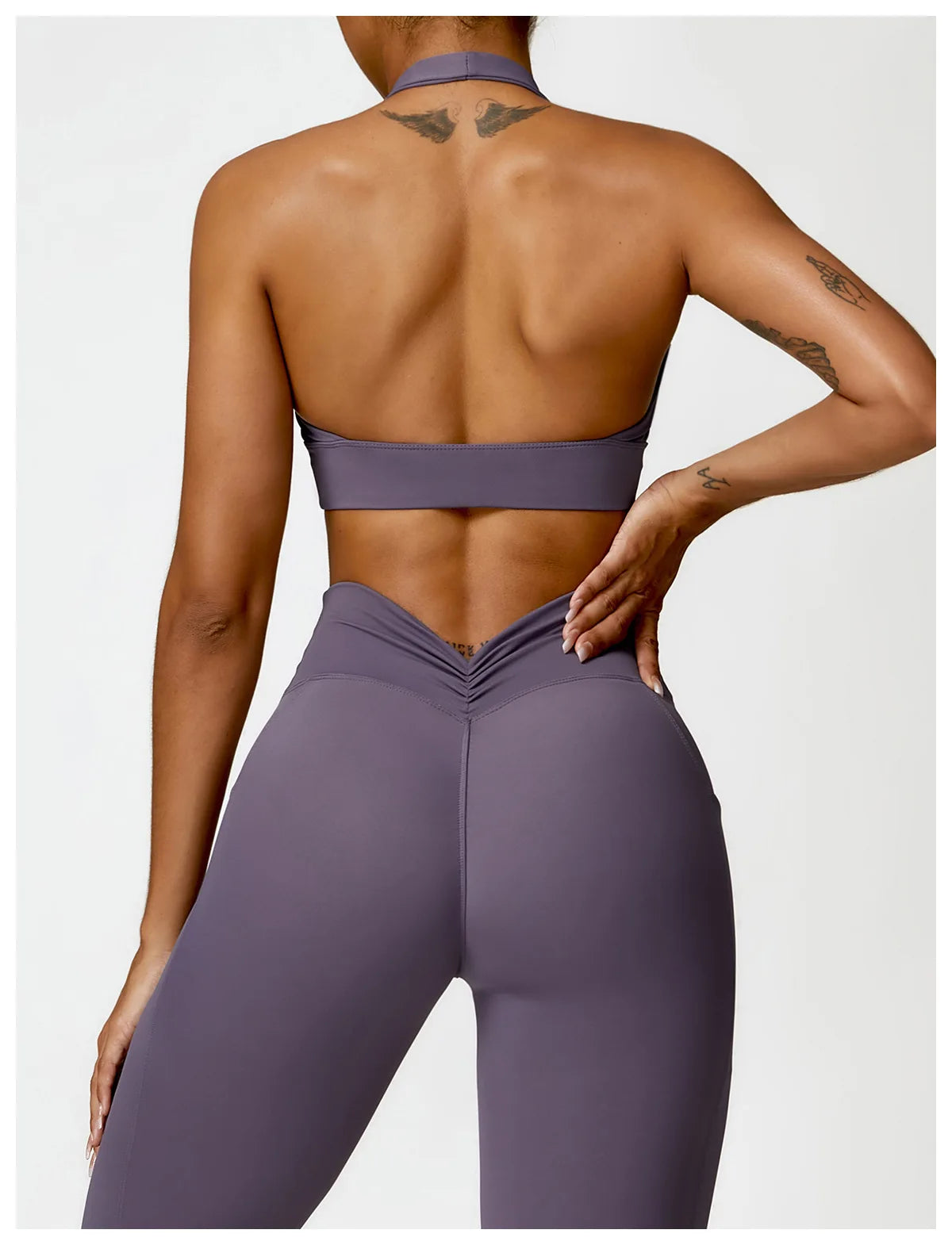 Halter Neck Yoga Bra - Shapers Corp