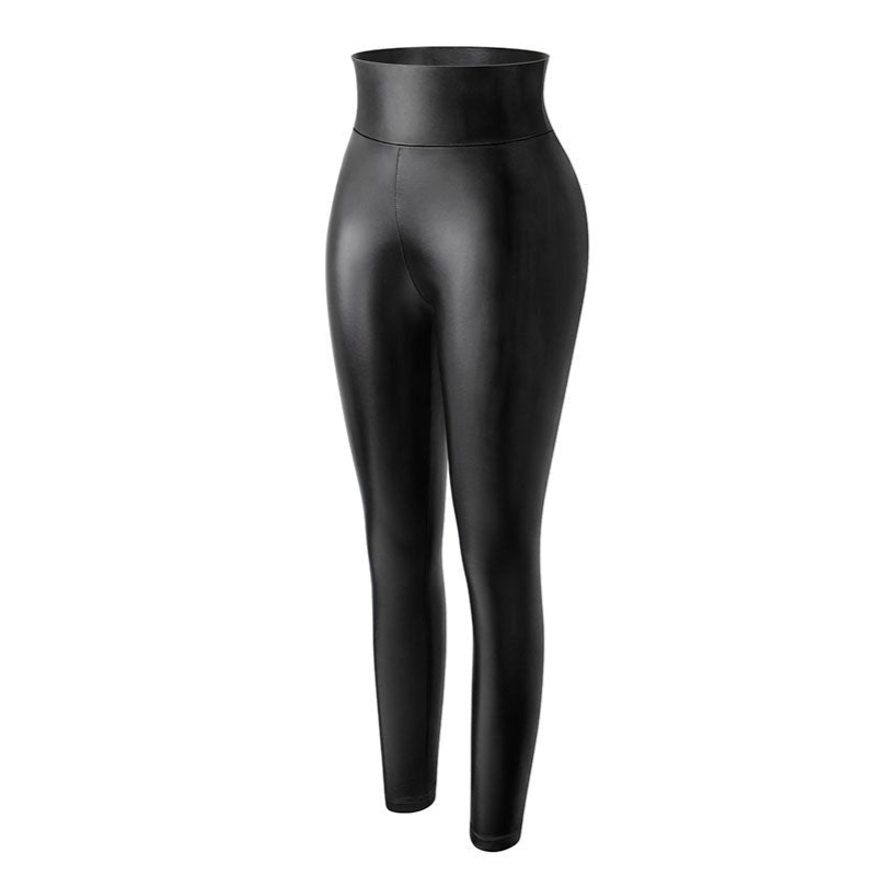 High Waist Faux Leather Leggings