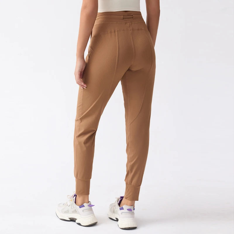 High-Waist Tapered Joggers - Shapers Corp