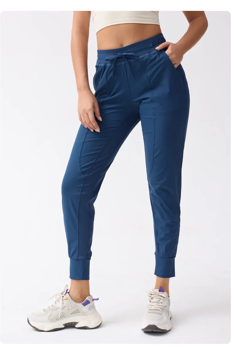 High-Waist Tapered Joggers - Shapers Corp