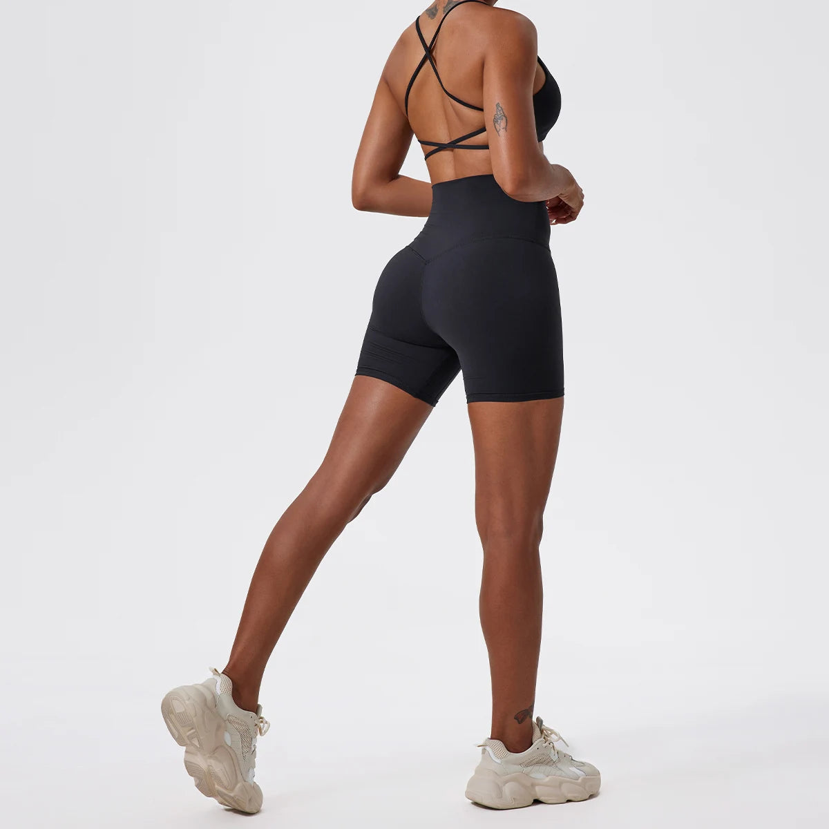 High Waisted Yoga Shorts - Shapers Corp