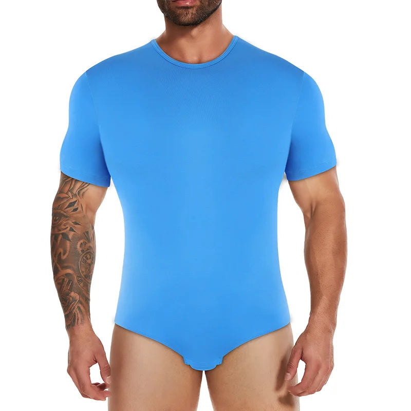 Men's Round Neck Bodysuit