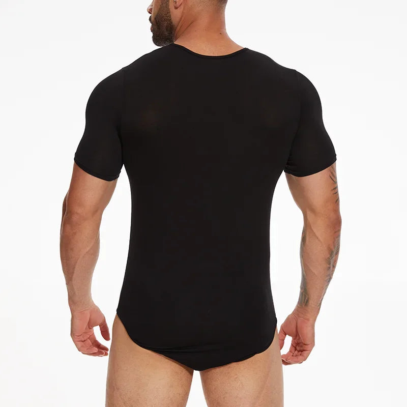Men's Round Neck Bodysuit