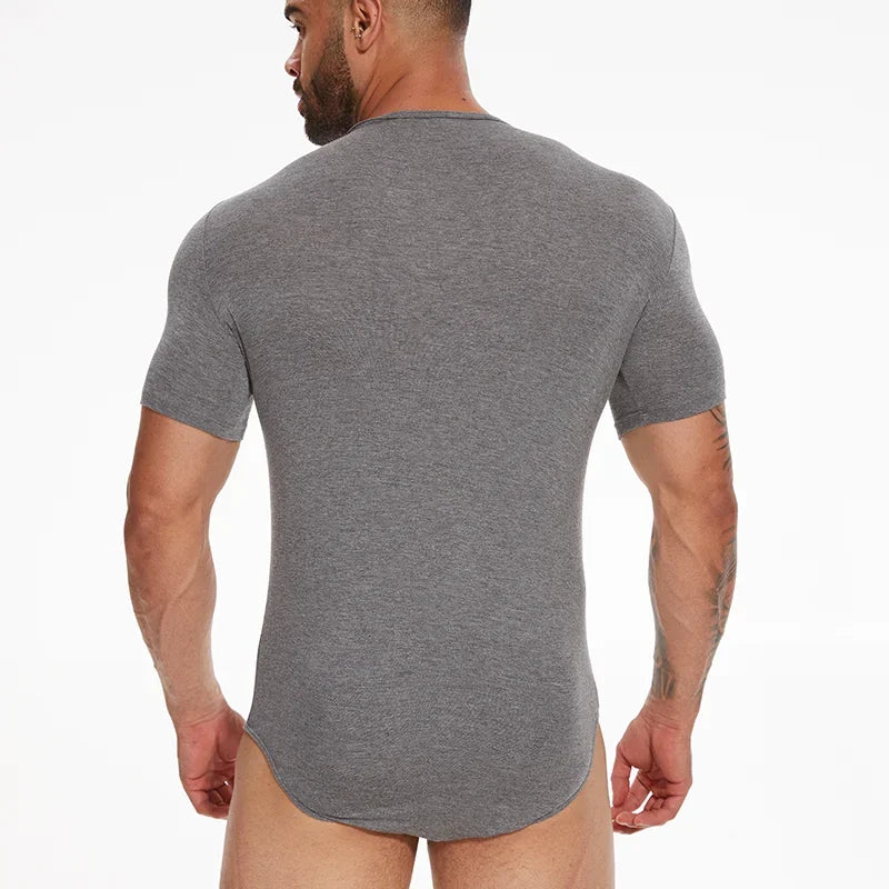 Men's Round Neck Bodysuit