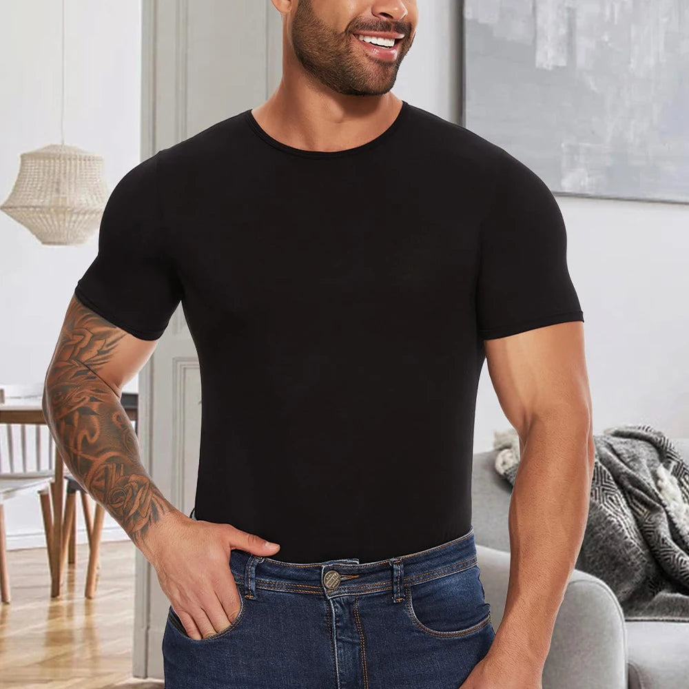 Men's Short Sleeve Bodysuit