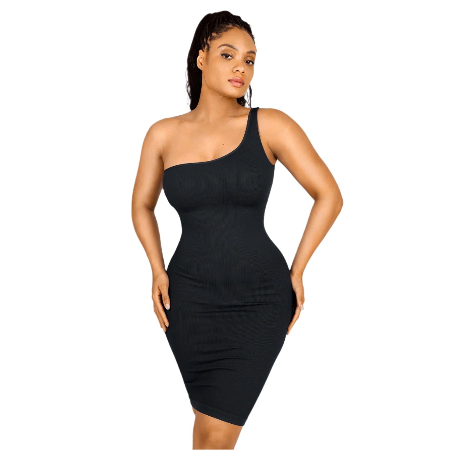 One-Shoulder Slip Dress