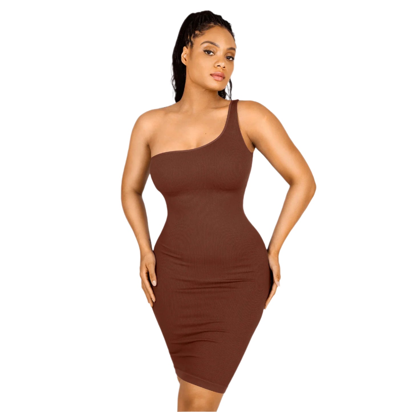 One-Shoulder Slip Dress