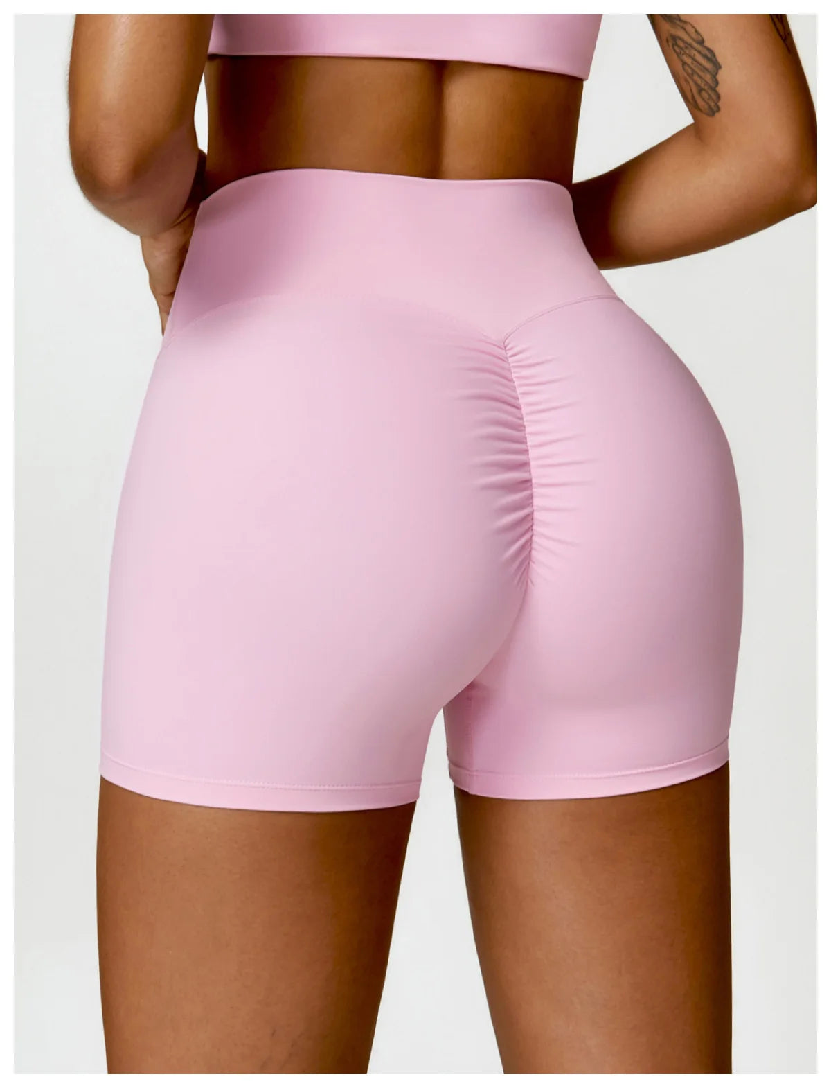 Pink Yoga Shorts - Shapers Corp