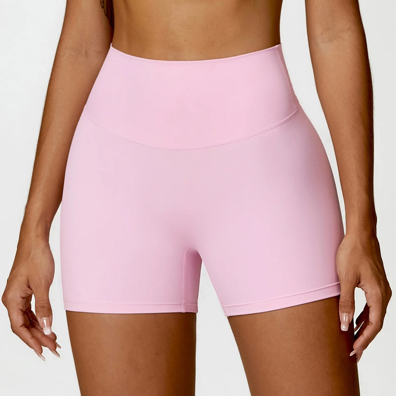 Pink Yoga Shorts - Shapers Corp