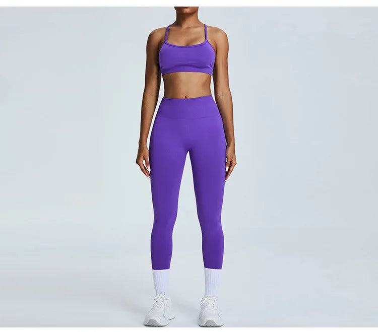 Purple Yoga Pants - Shapers Corp