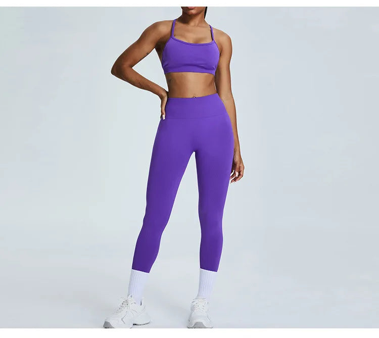 Purple Yoga Pants - Shapers Corp