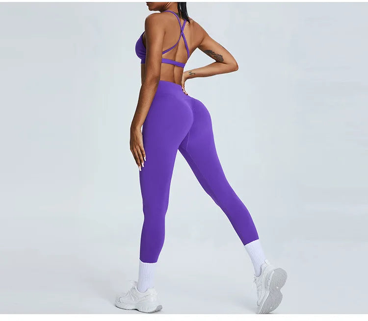 Purple Yoga Pants - Shapers Corp