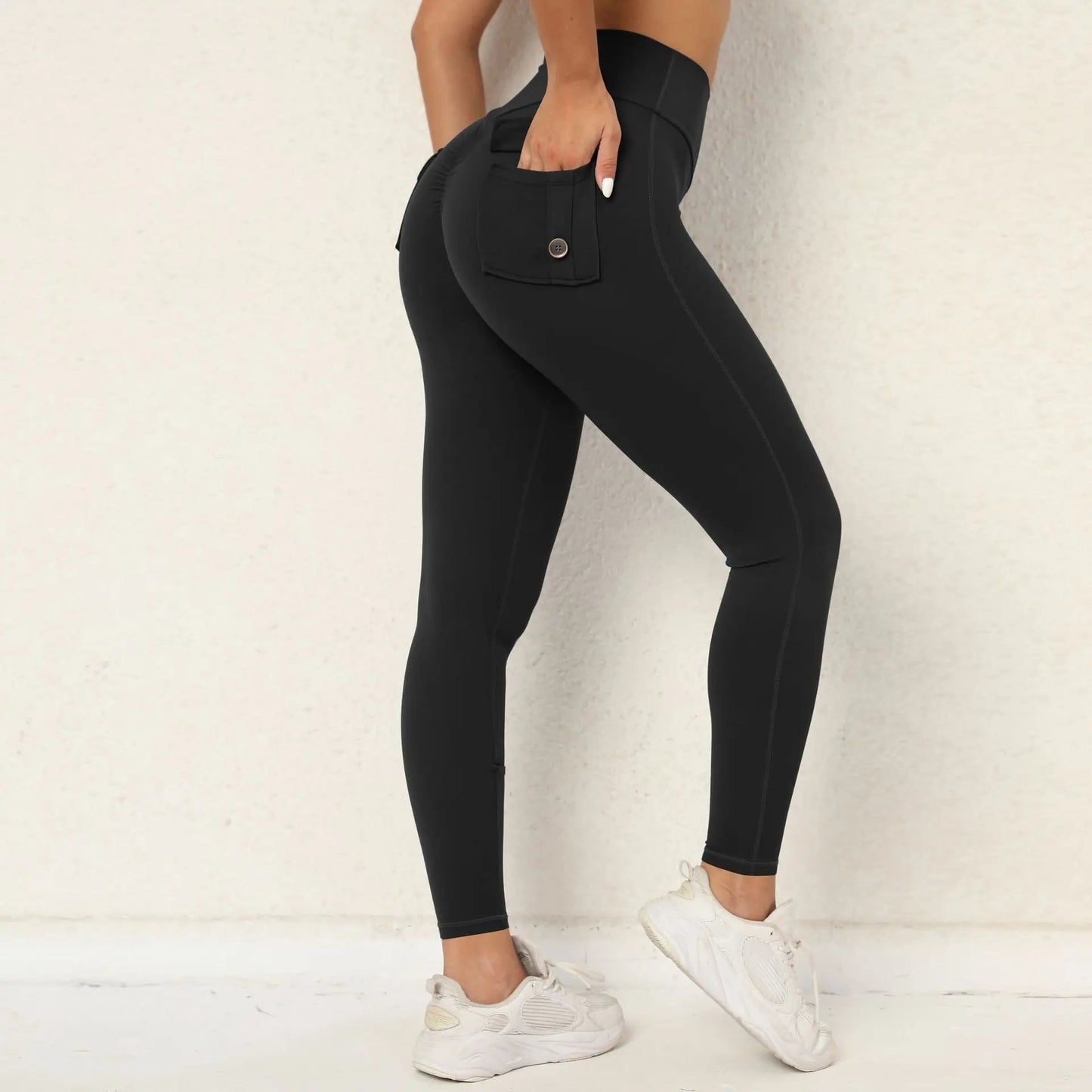 Yoga Pants with Back Pockets - Shapers Corp