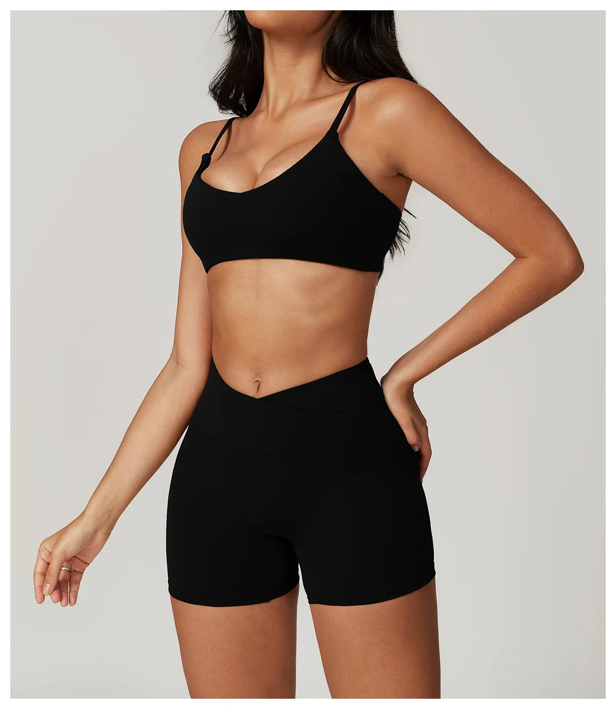 Black Yoga Bra - Shapers Corp