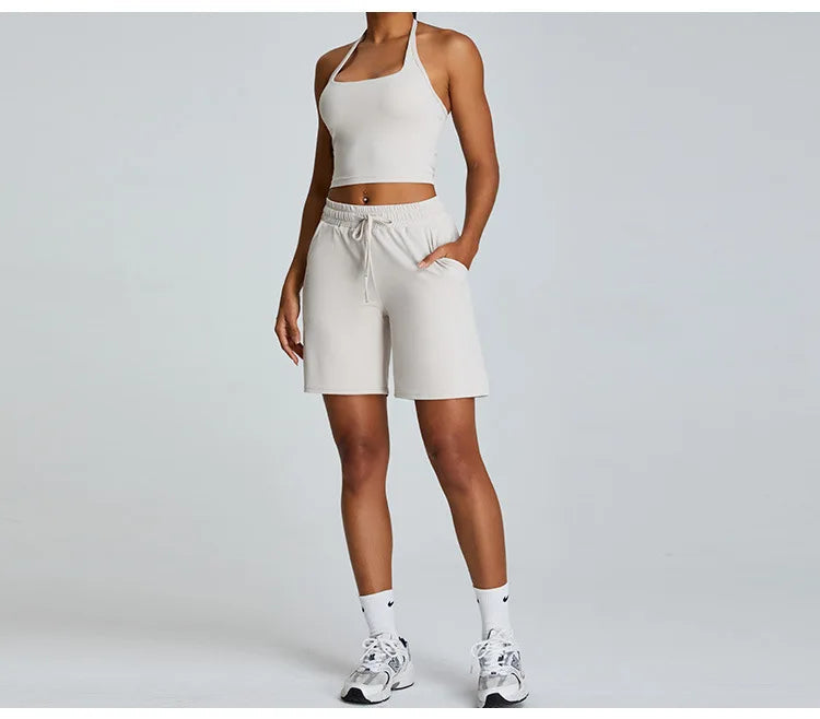 Halter Neck Yoga Top - Shapers Corp