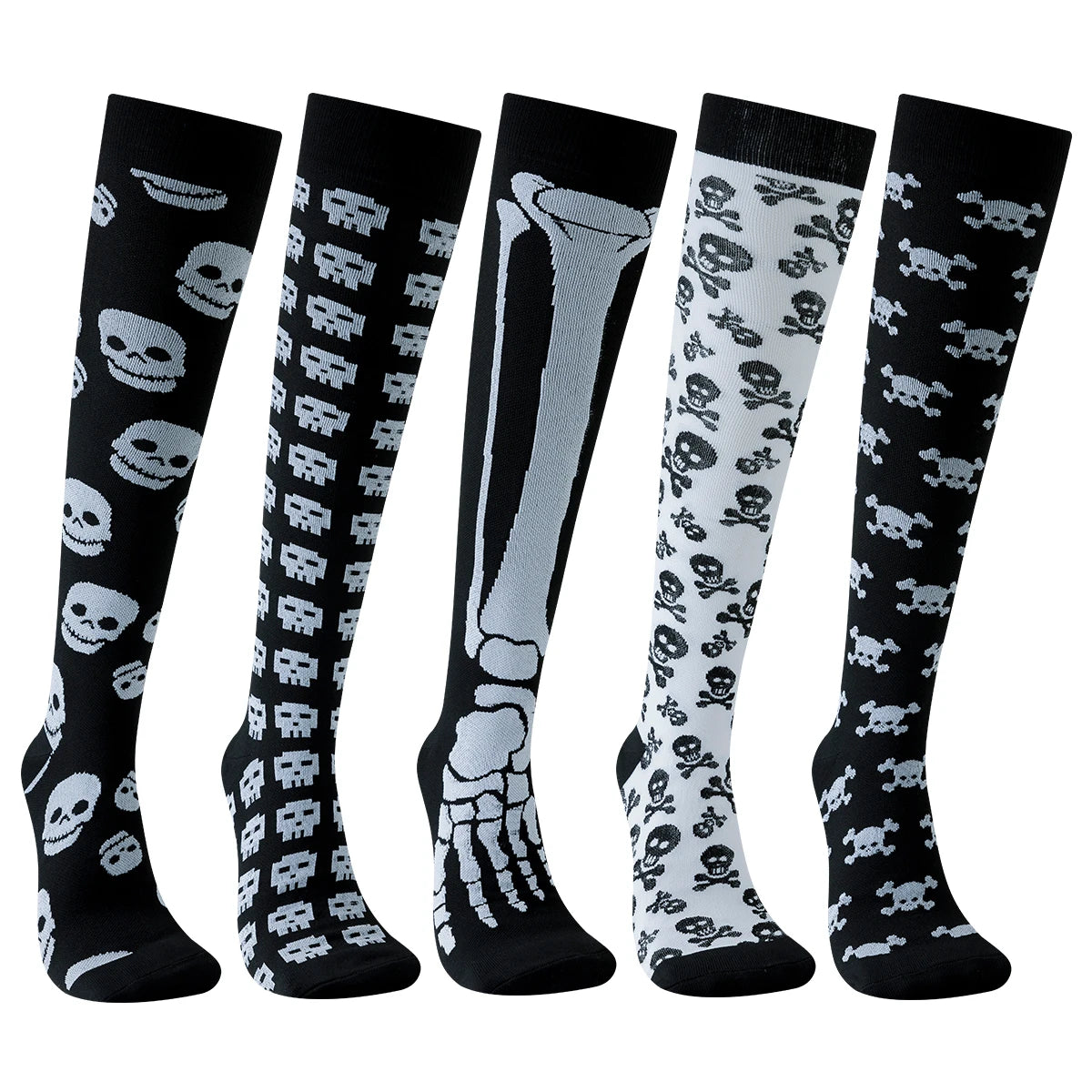 Skull Halloween Compression Socks