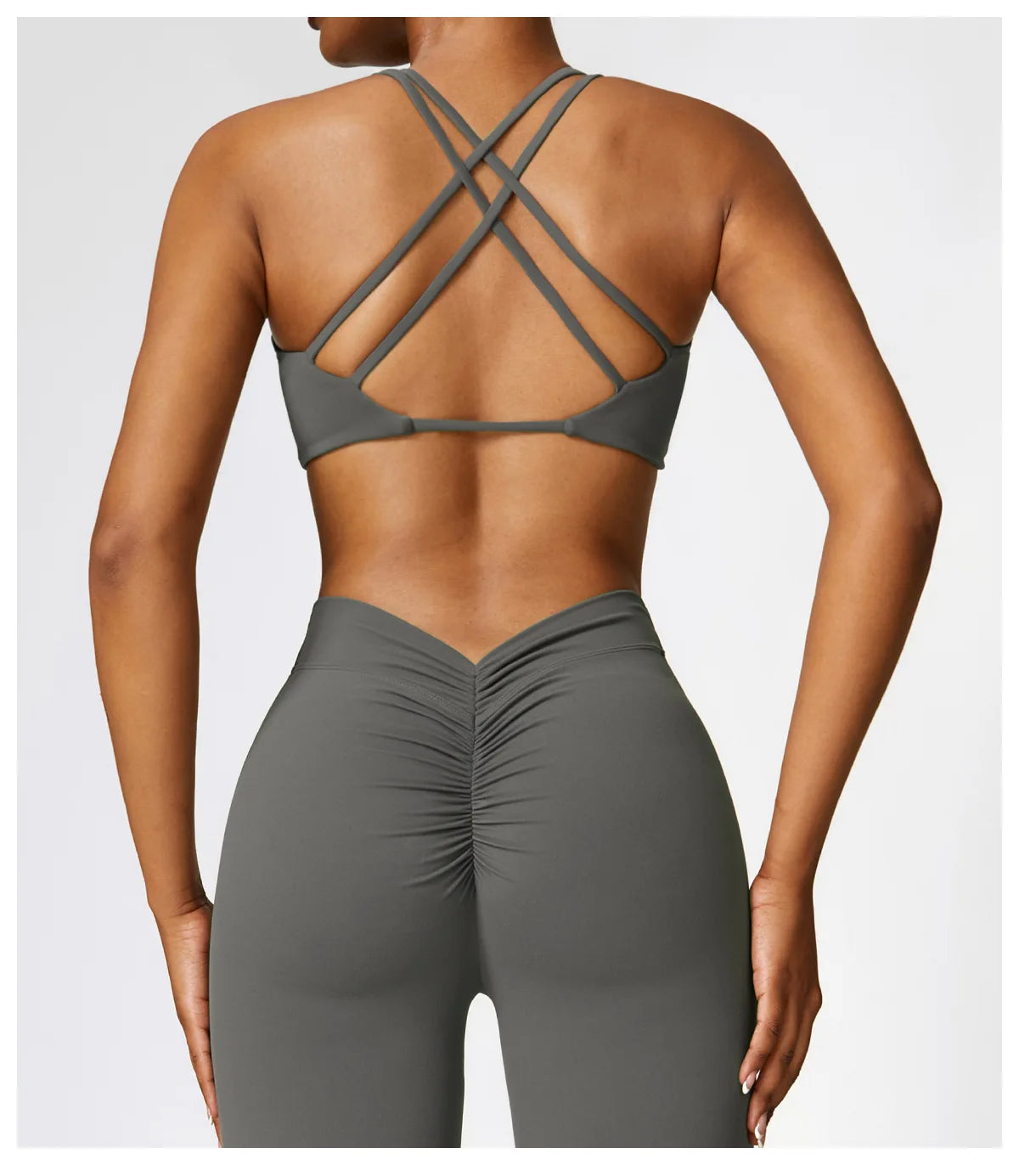 Strappy Yoga Bra - Shapers Corp