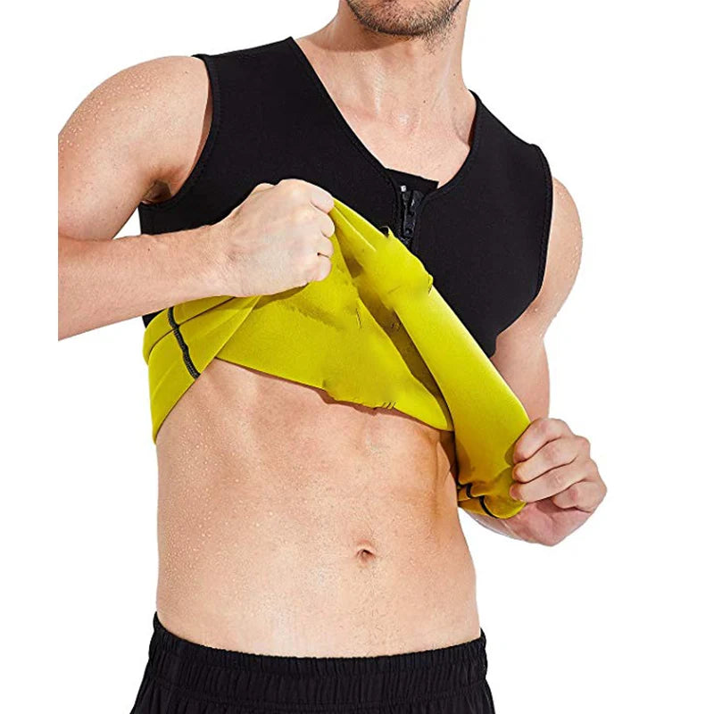 Sweat Vest with Zipper