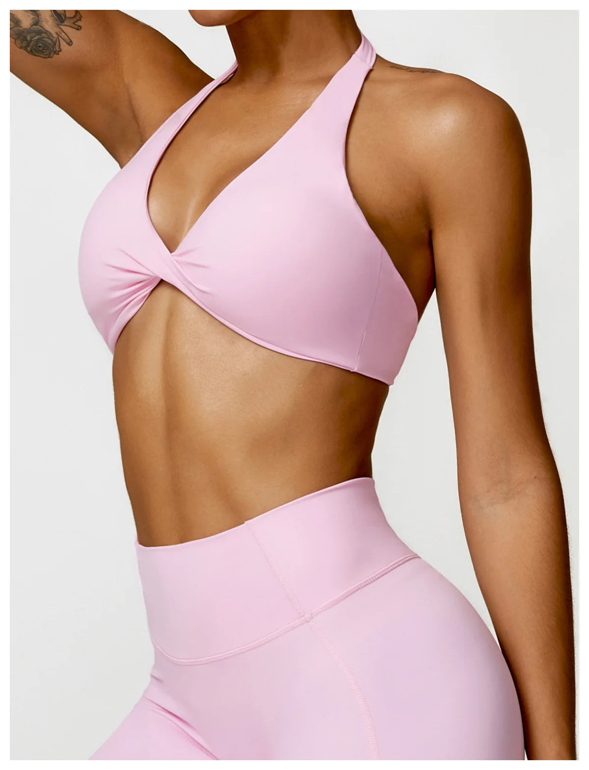 Twist Front Yoga Bra - Shapers Corp