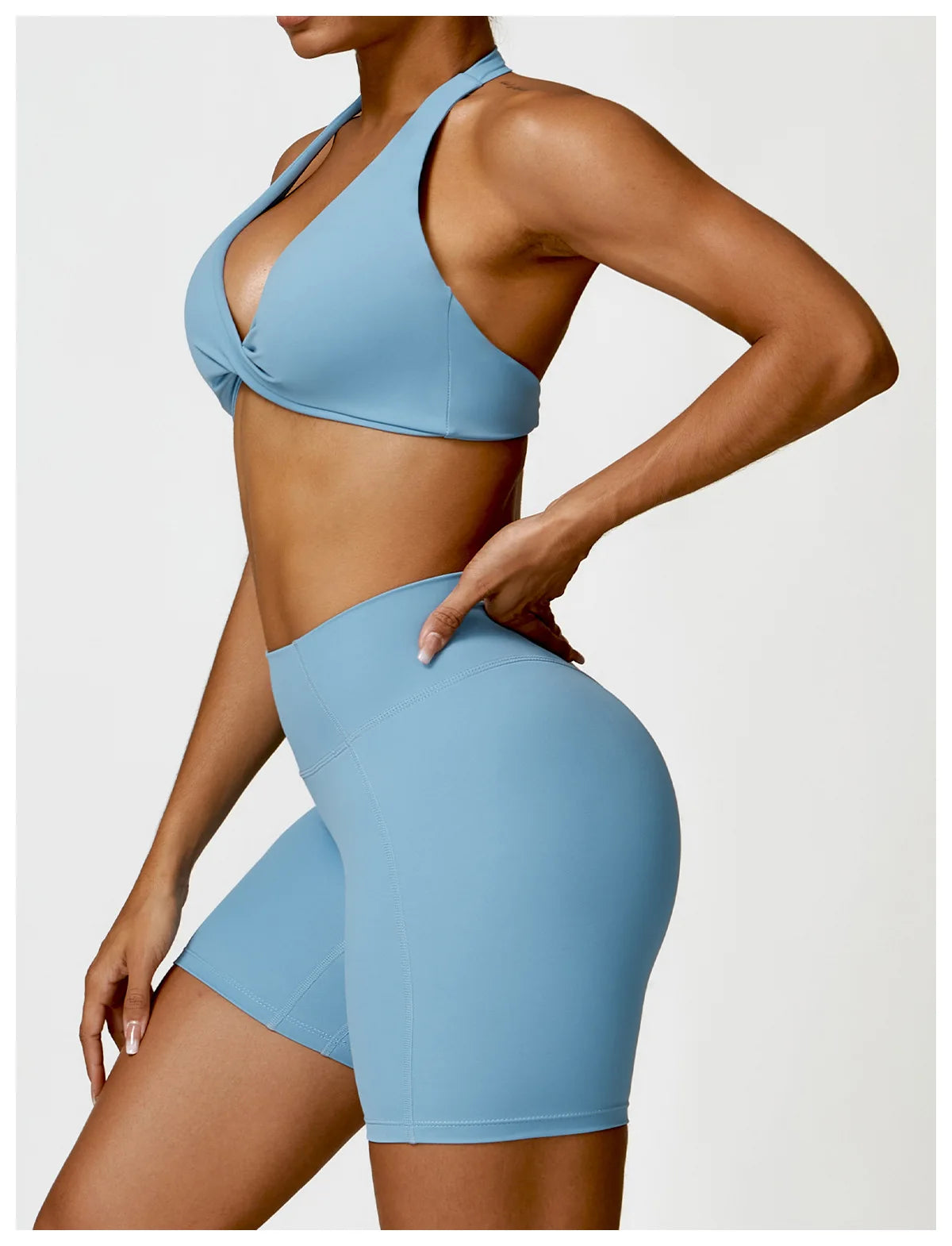 Twist Front Yoga Bra - Shapers Corp