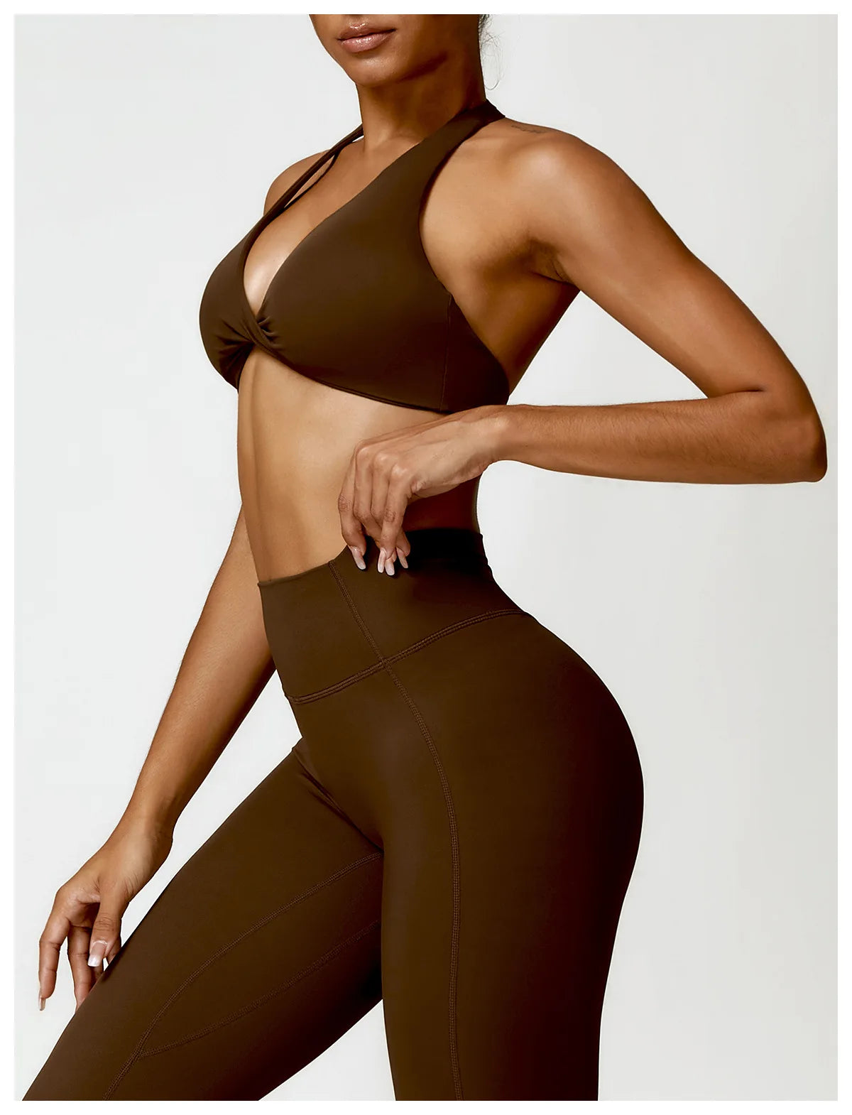 Twist Front Yoga Bra - Shapers Corp