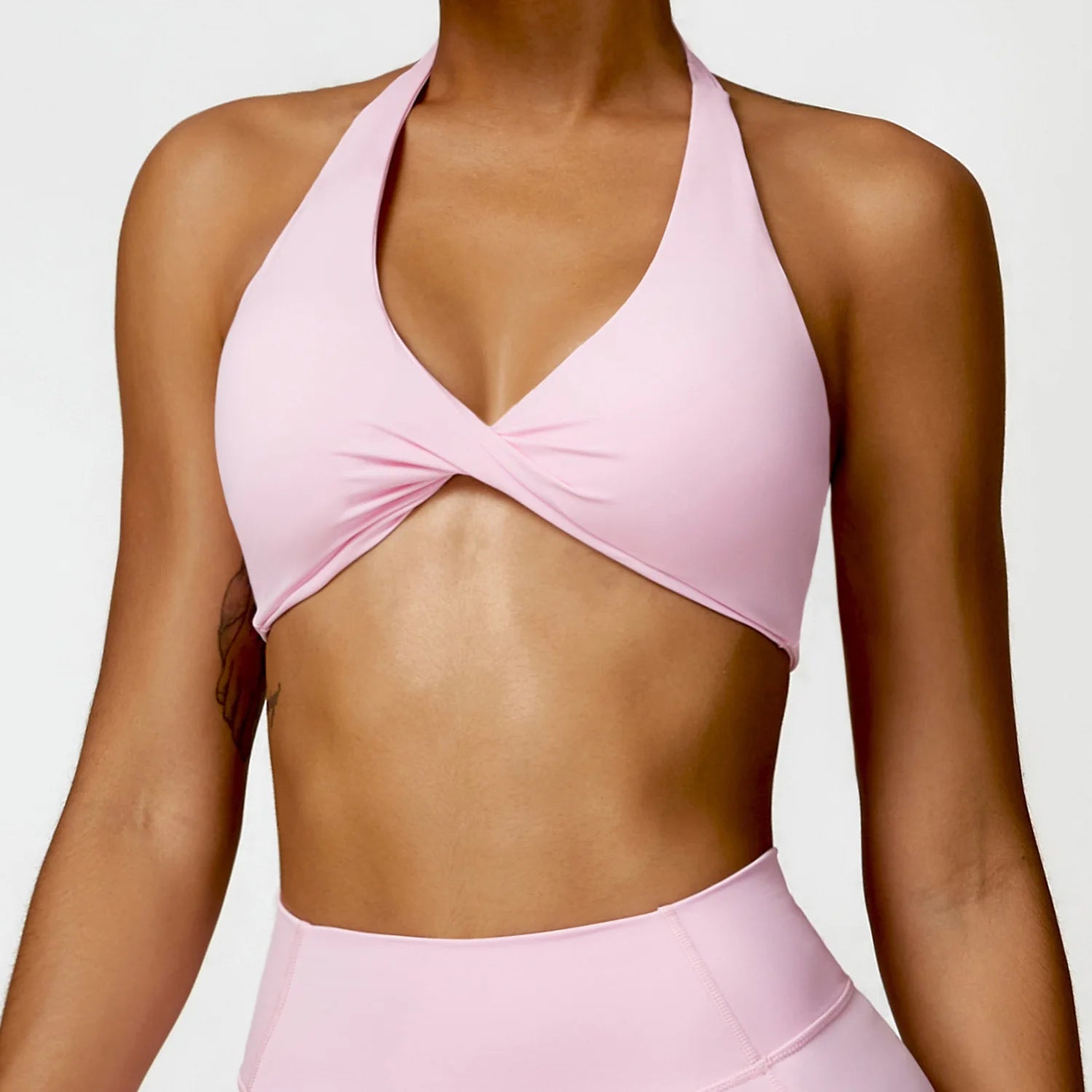 Twist Front Yoga Bra - Shapers Corp