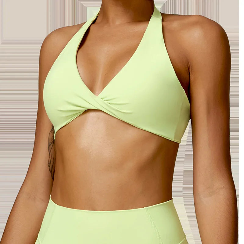 Twist Front Yoga Bra - Shapers Corp
