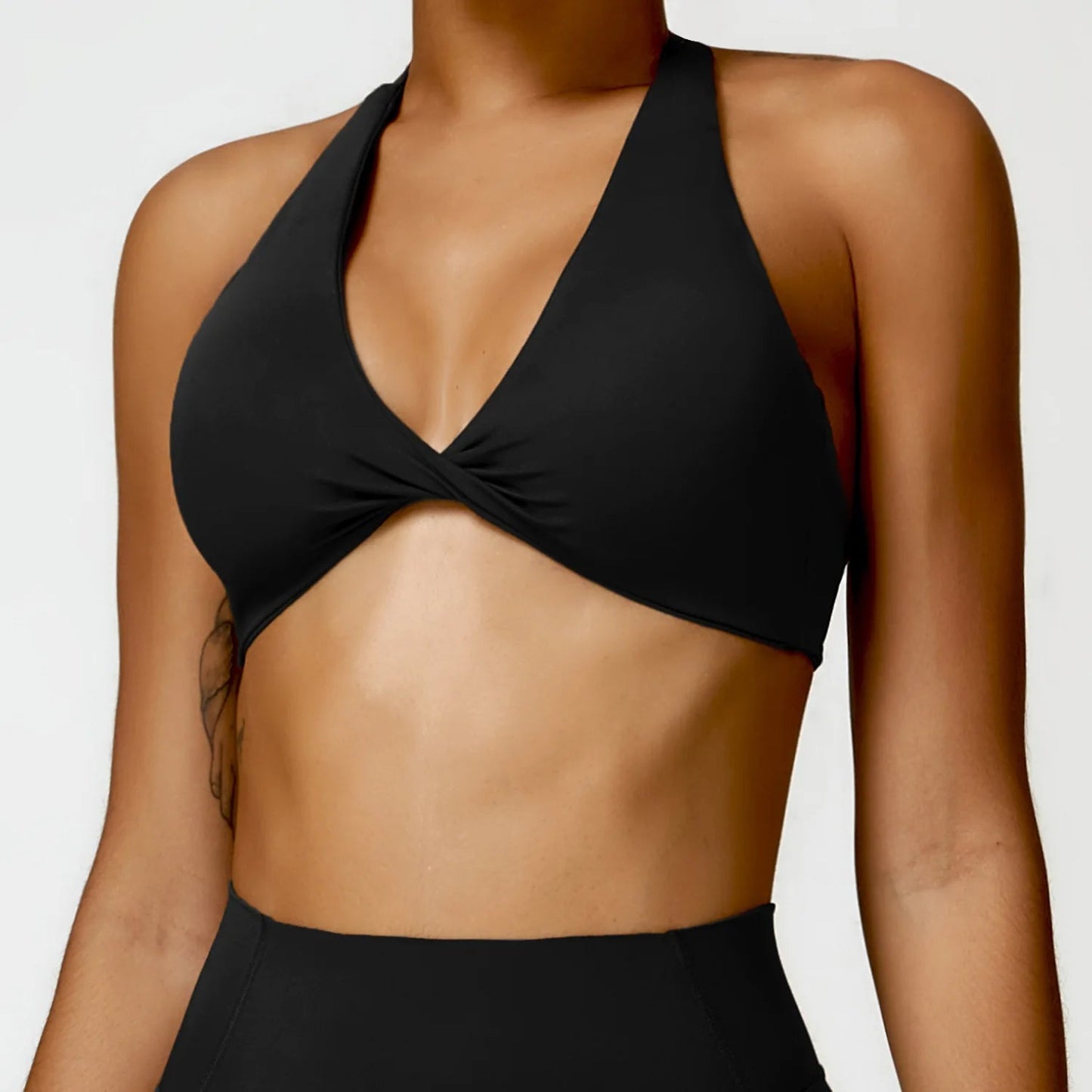 Twist Front Yoga Bra - Shapers Corp