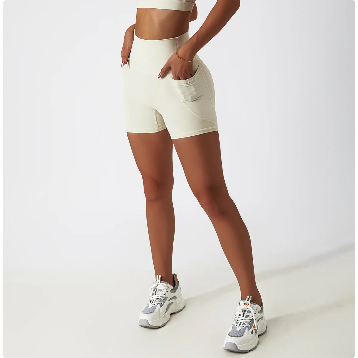 Yoga Shorts with Pockets - Shapers Corp