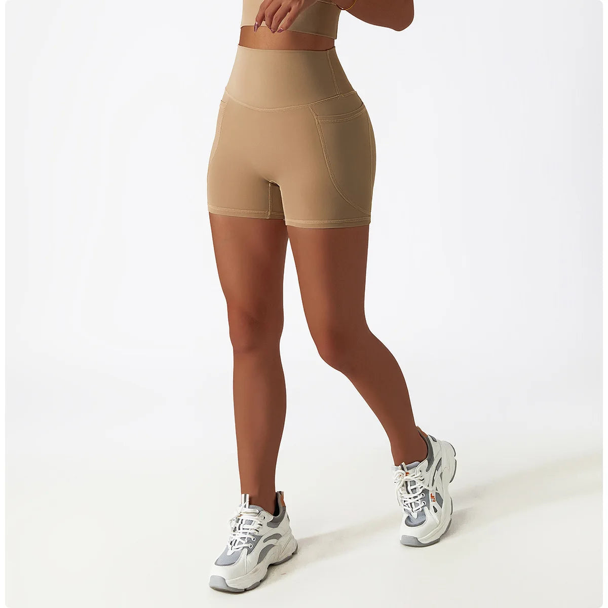 Yoga Shorts with Pockets - Shapers Corp