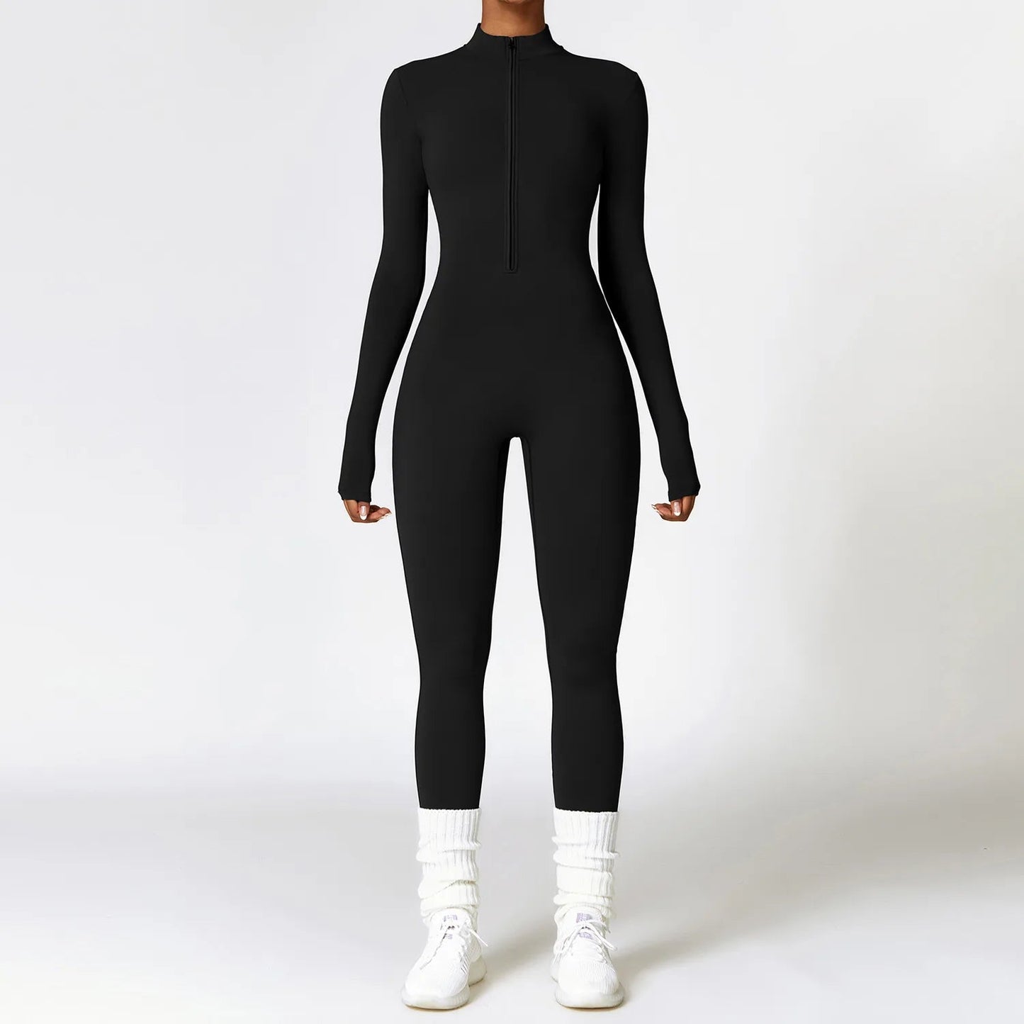 Zip-up Yoga Jumpsuit - Shapers Corp