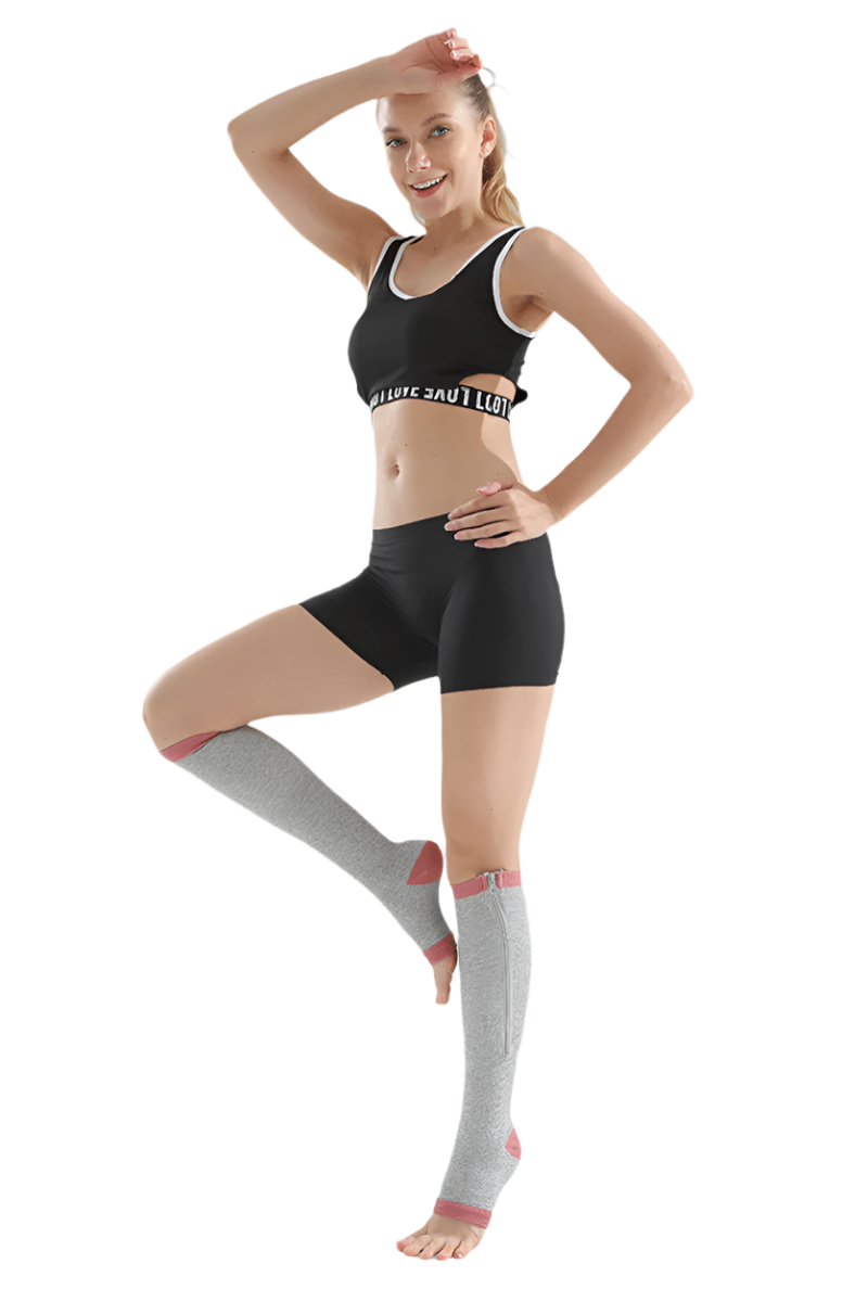 Zipper Compression Socks