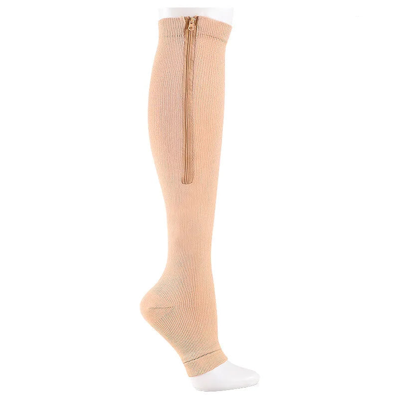 Zipper Compression Socks