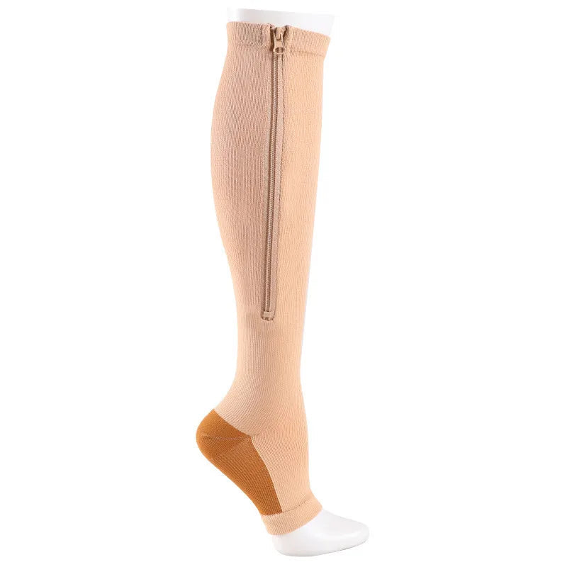Zipper Compression Socks