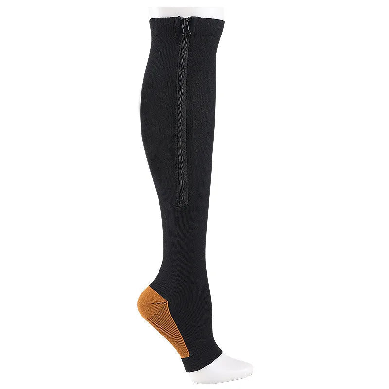 Zipper Compression Socks