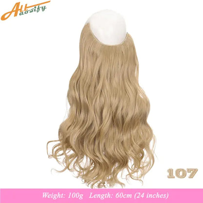 Synthetic No Clip Artificial Hair