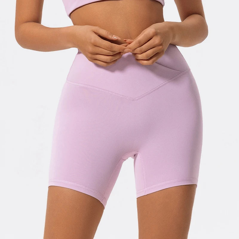 Crossover Yoga Shorts - Shapers Corp